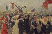 Ilia Efimovich Repin Demonstrations oil painting reproduction